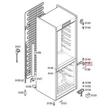 Средний дверной шарнир для холодильников Bosch 