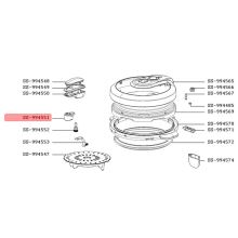 Паровой клапан мультиварки Moulinex CE500E32