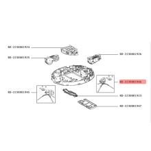 Правый двигатель щетки для робота-пылесоса Tefal Serie 60