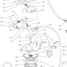 Кронштейн кофеварки DeLonghi EC850 и EC860