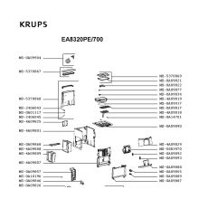 Контейнер для воды кофемашины Krups Falcon III