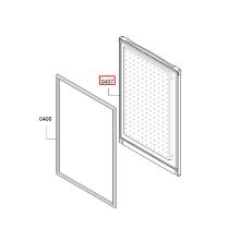 Дверь морозилки холодильника Bosch KGN36NW/KGN36VW