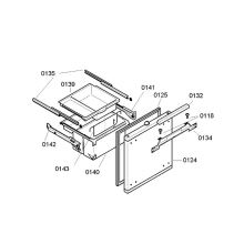 Дверь морозилки холодильника Bosch RT28/KIC3