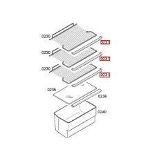 Панель решетки холодильника Bosch P1KVT/KDV24