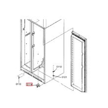 Шарнир двери холодильника Bosch RS495/SK535