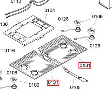 Металлический фильтр вытяжки Bosch DIE165.., DIA106..