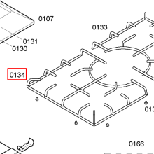 Решетка плиты Bosch PCL75..