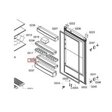 Дверной балкон холодильника Bosch K5890X/K5895X