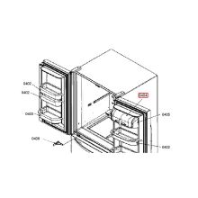 Дверной балкон холодильника Bosch RY495