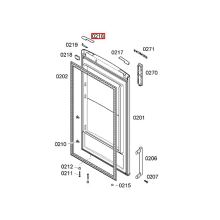 Крышка двери холодильника Bosch KG36NA