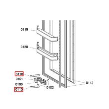 Крышка шарнира холодильника Bosch IK36/RW49/RX49