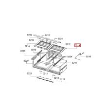 Крышка ящика холодильника Bosch B26FT/KF91NP