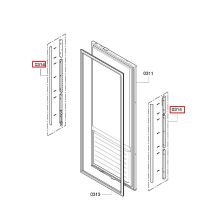 Планка холодильника Bosch RC24/K81