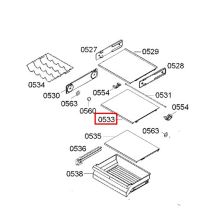 Полка средняя холодильника Bosch KA63