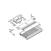 Стеклопанель для холодильника Bosch RB49/RY49