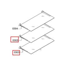 Стеклопанель холодильника Bosch RB472/RC472