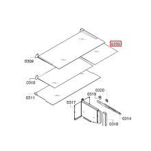 Стеклопанель холодильника Bosch RB49/RY4..