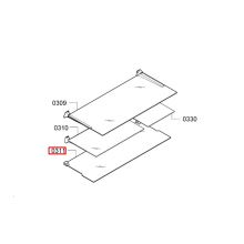 Стеклопанель холодильника Bosch RY492/RB492