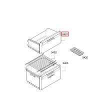 Ящик верхний для холодильника Bosch KG39NAW26R