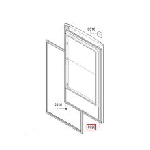 Дверь холодильника Bosch KGN39VL14R