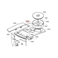 Крышка отсека кофе кофемашины Bosch TCA5608
