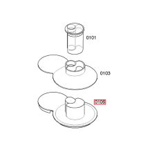 Крышка соковыжималки Bosch MES10