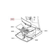 Панель поддона кофемашины Bosch TCA52/TK52