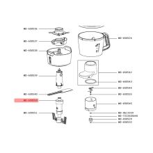 Вал для кухонного комбайна Moulinex Double Force FP82..