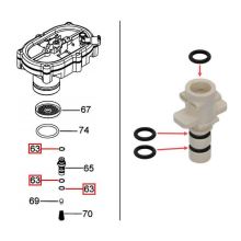 Уплотнитель кофемашины DeLonghi, D=6.07, T=1.78