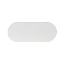 Заглушка ручки холодильника Bosch овальная (белая)