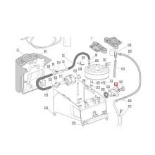 Уплотнитель пробки утюга DeLonghi, Dвн 1228 d 262