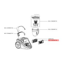 Рамка фильтра пылесоса Tefal TW7.., RO7..