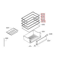 Стеклопанель холодильника Bosch KG3/KGV3