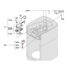 Выключатель для кофеварок Philips HD776..