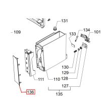 Передняя часть бака воды кофемашины Saeco SM6580