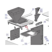 Прокладка контейнера зерен кофеашины DeLonghi