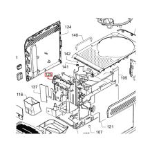 Корпус передней панели кофемашины Philips SM6..