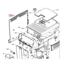 Панель корпуса левая для кофемашин Philips