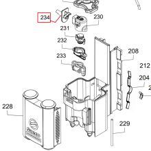 Переходник капучинатора кофемашины Saeco SM6..