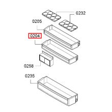 Дверной балкон для холодильника Bosch KGE39AK/KGV39XW